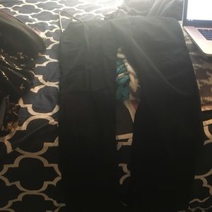 Sweetheart style black pants